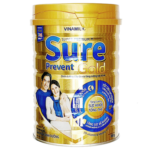 Sữa Sure Prevent Gold Vinamilk 900g