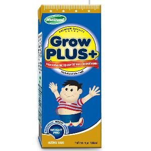 Sữa bột pha sẵn Nuti Grow Plus xanh 180ml