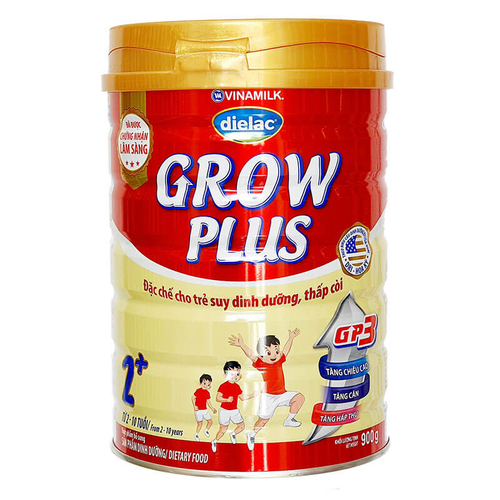 Sữa Dielac Grow Plus 2+ 900g (2-10 tuổi)