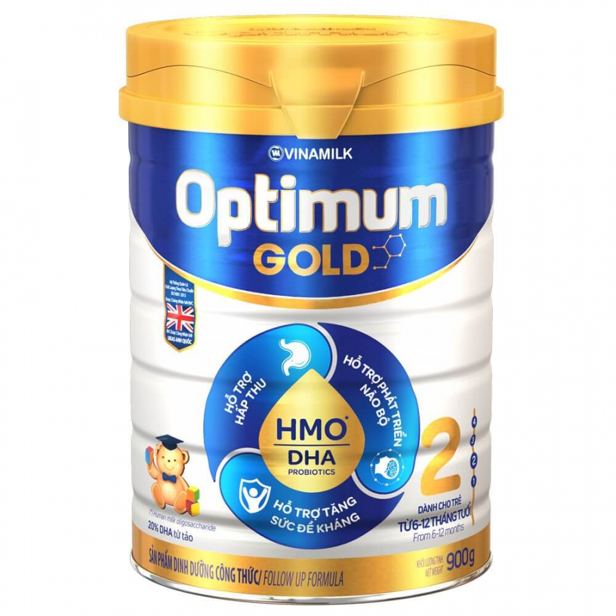 Sữa Optimum Gold 2 HMO 900g (trẻ từ 6-12 tháng)