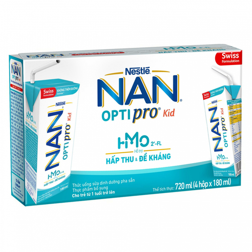 Sữa dinh dưỡng pha sẵn Nestlé NAN OPTIPRO Kid 180ml