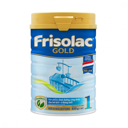 Frisolac Gold 1, 0 - 6 tháng tuổi (850gr)