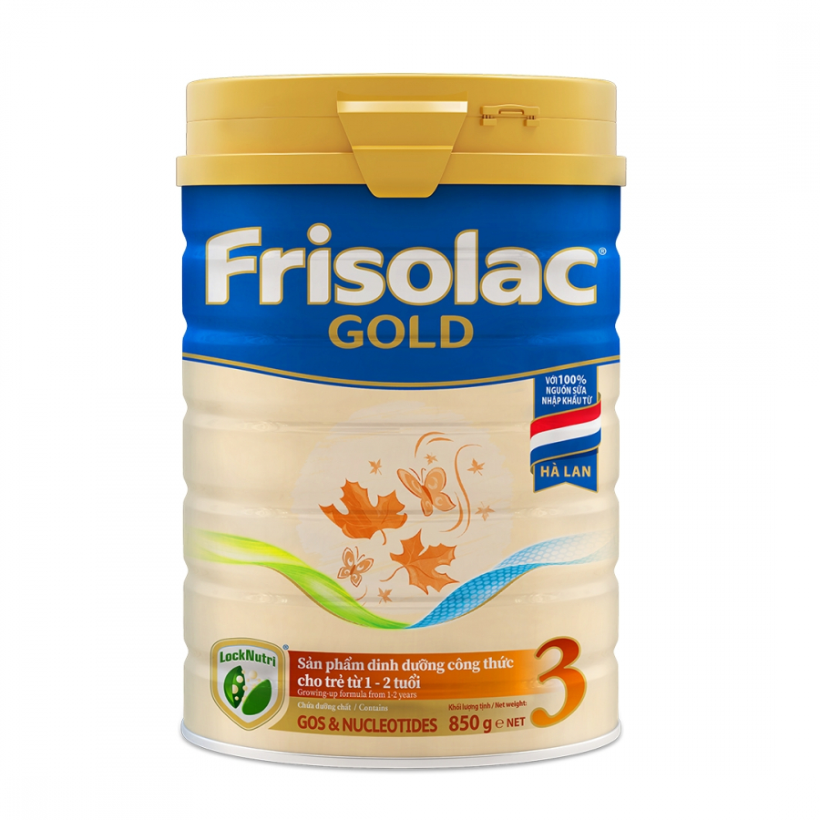 Frisolac Gold 3, 1 - 2 tuổi (850gr)