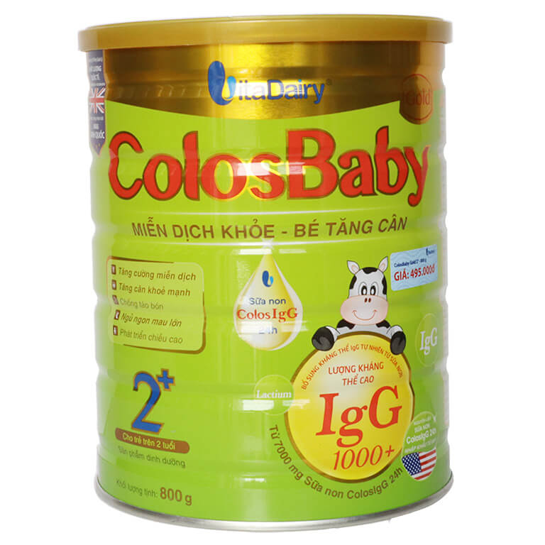 Sữa ColosBaby Gold 2+ 800g (trẻ từ 2 tuổi trở lên)