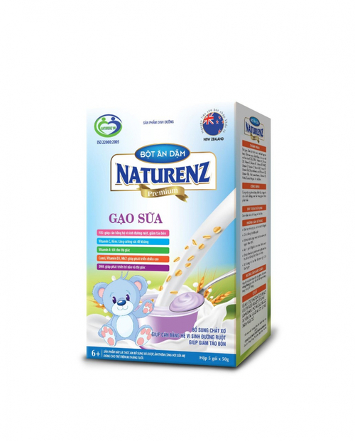 Bột ăn dặm cho bé từ 6 tháng tuổi NATURENZ 200g