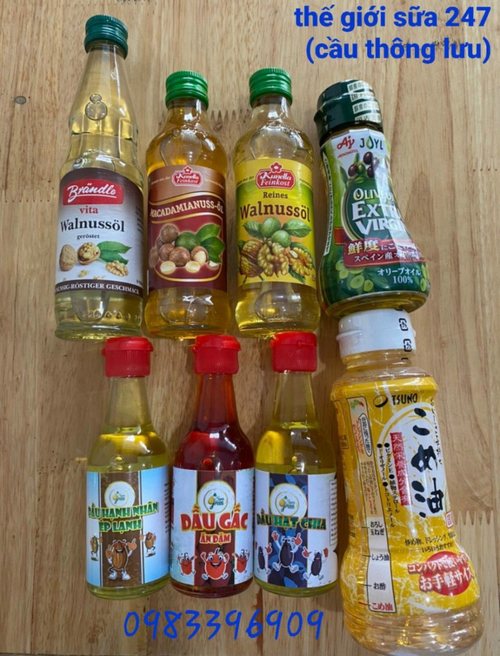 DẦU ĂN DẶM CHO BÉ 6M