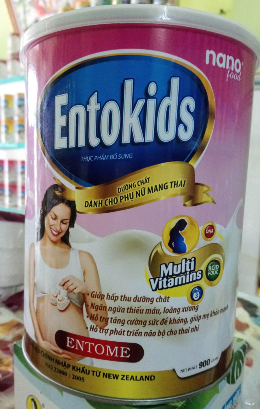 Sữa Entokids Mama 900 gam